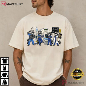 Radiology Tech Funny Xray Raccoon Radiographer T Shirt (1)
