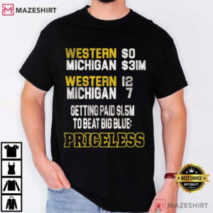 Western Michigan Michigan Wolverines College Football T Shirt (4)