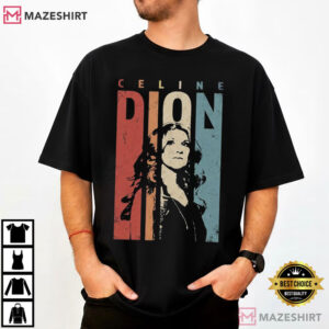Céline Dion 90s Vintage 2026 Diva Merch Paris Tour T Shirt (4)