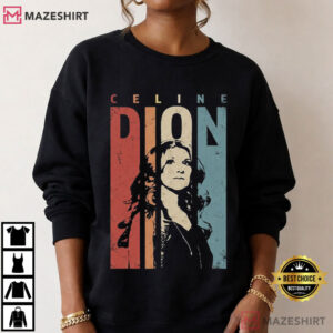 Céline Dion 90s Vintage 2026 Diva Merch Paris Tour T Shirt (1)