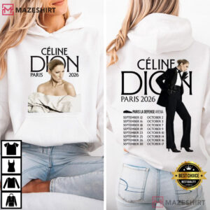 Céline Dion Paris Tour Live On Tour 2026 Graphic Fan Gift T Shirt (4)