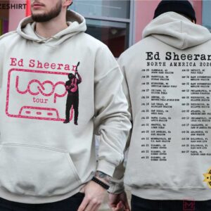Ed Sheeran 2026 Loop Tour North America Concert Fan T Shirt (3)
