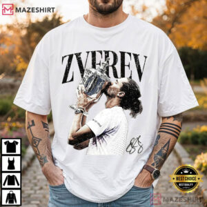 Alexander Zverev Win US Tennis Retro 90s T Shirt (1)