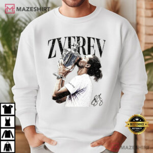 Alexander Zverev Win US Tennis Retro 90s T Shirt (3)