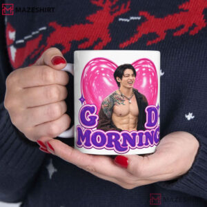 Jungkook Bangtan Kpop Good Morning Fan Gift Mug (3)