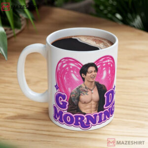 Jungkook Bangtan Kpop Good Morning Fan Gift Mug (2)