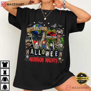 Halloween Horror Nights Universal Studios Jurassic Park Spooky T Shirt (1)