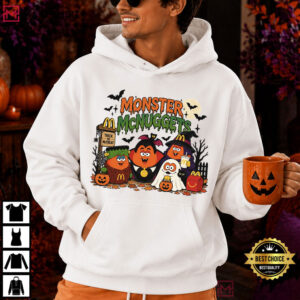 Monster McNuggets Halloween Funny McDonalds Vintage Spooky T Shirt (3)