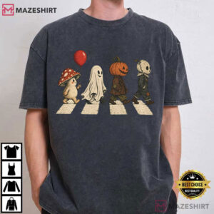 Spooky Crossing Halloween Abbey Road Parody Spooky Season T Shirt (1)