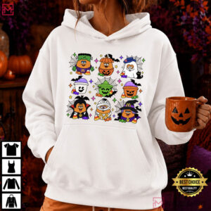 Spooky Nuggets Meal Bucket Halloween Chicken Nuggets Funny T Shirt (4)