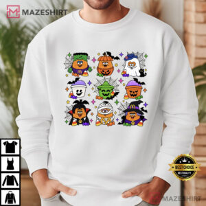 Spooky Nuggets Meal Bucket Halloween Chicken Nuggets Funny T Shirt (1)
