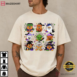 Spooky Nuggets Meal Bucket Halloween Chicken Nuggets Funny T Shirt (2)
