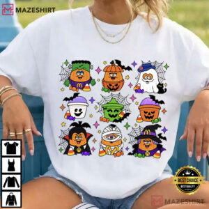Spooky Nuggets Meal Bucket Halloween Chicken Nuggets Funny T Shirt (3)