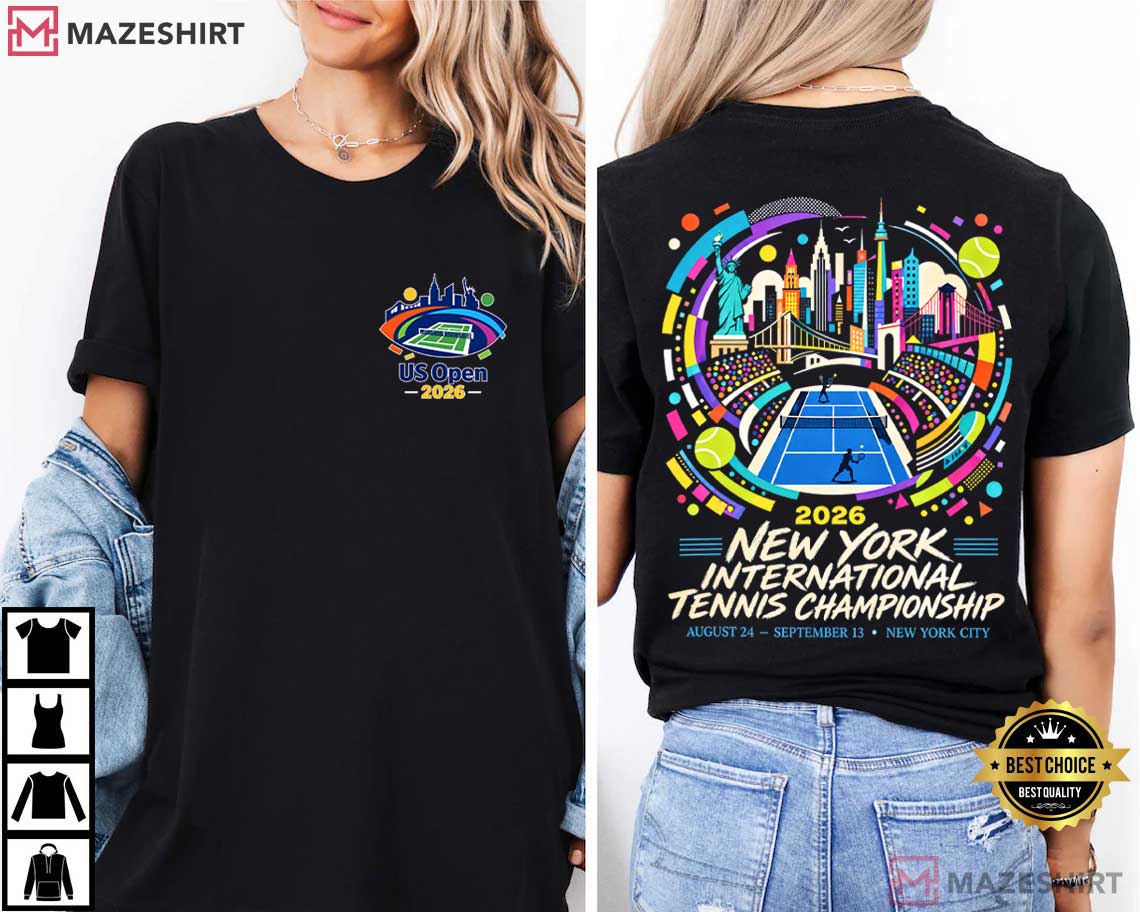 US Open Tennis 2026 13 Sep New York International Tennis Championship T-Shirt US Open Tennis 2026 13 Sep New York International Tennis Championship T-Shirt