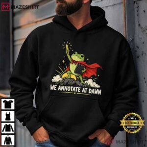 Frog English Teacher We Annotate At Dawn T Shirt (4)