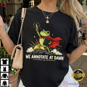 Frog English Teacher We Annotate At Dawn T Shirt (1)