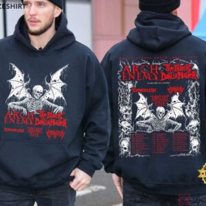 Arch Enemy North American Tour 2026 Melodic Death Metal T Shirt (4)