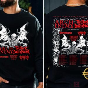 Arch Enemy North American Tour 2026 Melodic Death Metal T Shirt (3)