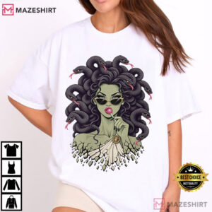 Medusa Lollipop Sunglasses Snake Vintage Greek Mythology Halloween T Shi (4)