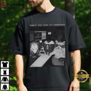 Dispatcher Raccoon Possum Skunk Emergency 911 T Shirt (1)