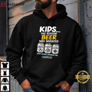 Kids The Reason Beer Was Invented Funny Dad Beer T Shirt (2)