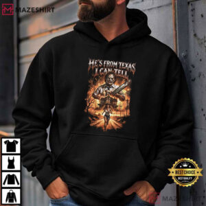 He's From Texas I Can Tell Ella Langley Chainsaw Massacre T Shirt (2)