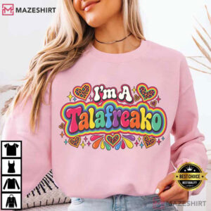 I'm A Talafreako Texas Politics Colorful Retro Hearts T Shirt (1)