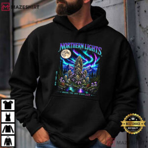 Northern Lights Weed Strain Retro Cannabis T Shirt (4)