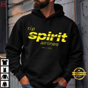 RIP Spirit Airlines 1992 2026 Satirical T Shirt (4)