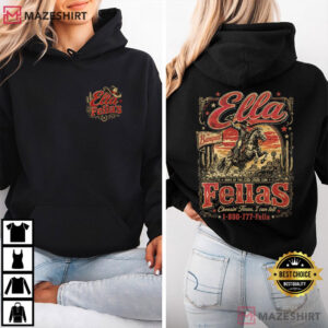 Ella Fellas Western Cowboy Texas Music Fan Gift T Shirt (4)