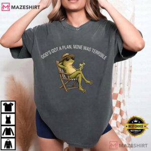 Faith Humor Funny Christian Frog Sarcastic Religious T Shirt (1)