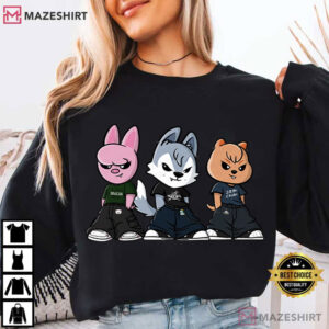 Stray Kids Evil Skzoo 3Racha Music Fan Gift T Shirt (4)