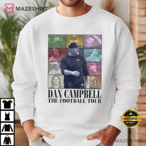 Dan Campbell Football American Graphic Eras Tour T Shirt (3)