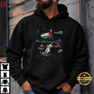 Macklemore Free Palestine Support Graphic T Shirt (4)