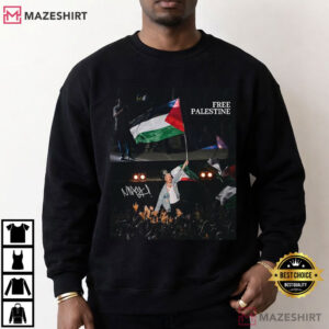 Macklemore Free Palestine Support Graphic T Shirt (1)