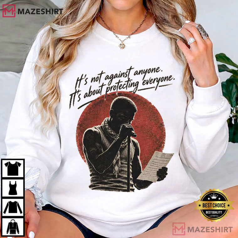 Macklemore Free Palestine It's Not Against Anyone T-Shirt Macklemore Free Palestine It's Not Against Anyone T-Shirt