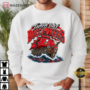 Tampa Bay Buccaneers Pirate Ship Game Day Football T Shirt (4)