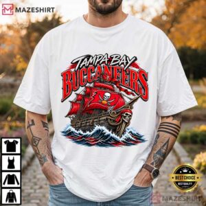 Tampa Bay Buccaneers Pirate Ship Game Day Football T Shirt (1)