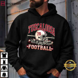 Alabama Crimson Tuscaloosa Football Vintage Game Day T Shirt (4)