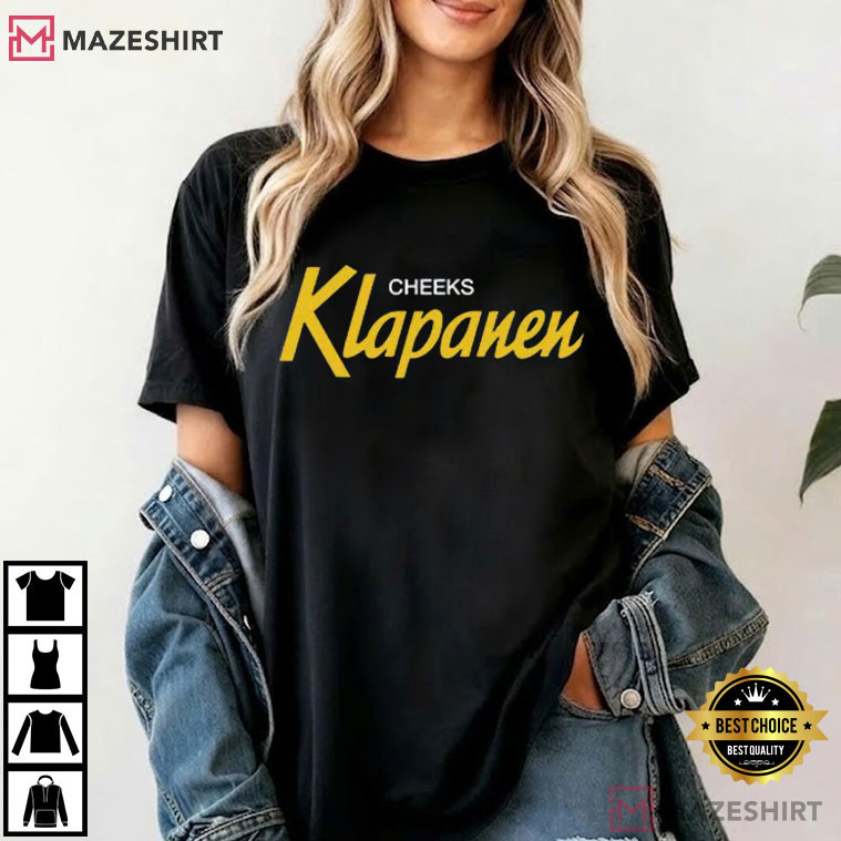 Pittsburgh Penguins Cheeks Klapanen Ice Hockey T-Shirt Pittsburgh Penguins Cheeks Klapanen Ice Hockey T-Shirt