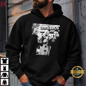 Michael Myers Jason Art The Clown Horror Movie Characters T Shirt (4)