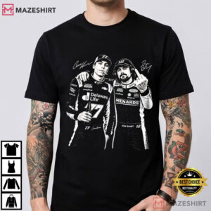 Carson Hocevar Ryan Blaney Middle Finger Vintage Racing T-Shirt