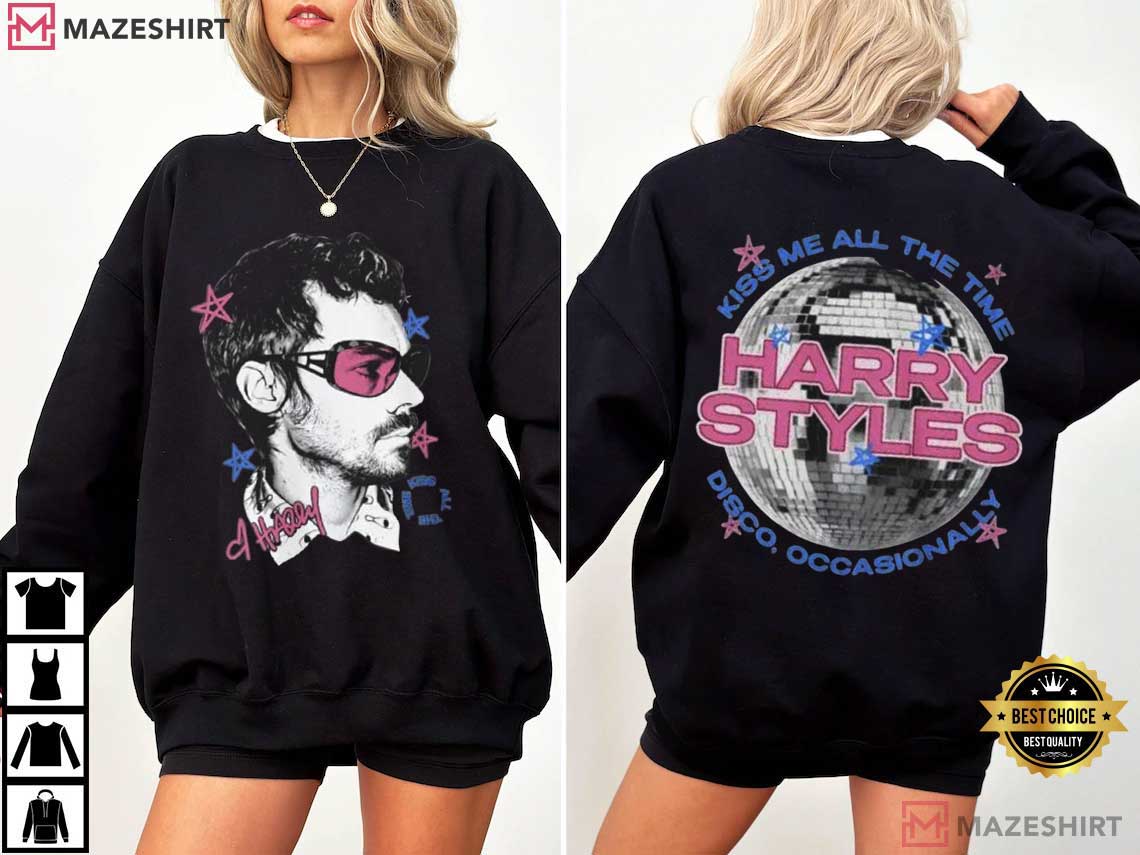 Harry Styles Kiss All The Time Disco Occasionally Pop Music T-Shirt Harry Styles Kiss All The Time Disco Occasionally Pop Music T-Shirt