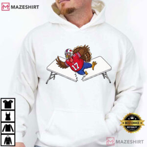 Buffalo Football Thanksgiving Tailgate Turkey Table Smash T Shirt (4)