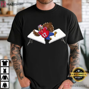 Buffalo Football Thanksgiving Tailgate Turkey Table Smash T Shirt (1)