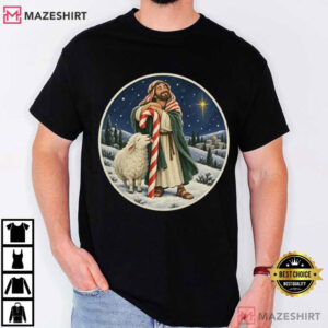 Candy Cane Crook Funny Christian Christmas Religious T Shirt (1)