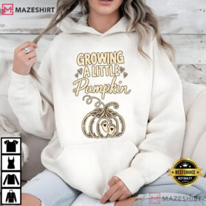 Growing A Little Pumpkin Fall Maternity Pregnancy Thanksgiving T Shi (4)