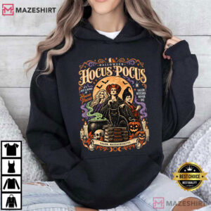 Halloween Hocus Pocus Sanderson Sisters Witch Spooky Black Cat T Shirt (4)
