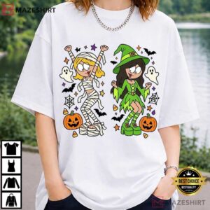 Lizzie McGuire Halloween Cartoon Mummy And Witch T Shirt (1)