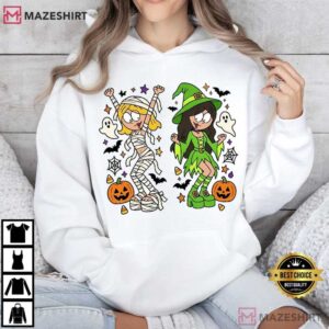 Lizzie McGuire Halloween Cartoon Mummy And Witch T Shirt (2)